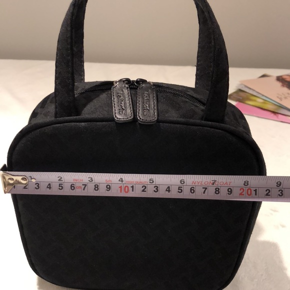Talbots Vintage Cosmetic Black Bag - Picture 10 of 11